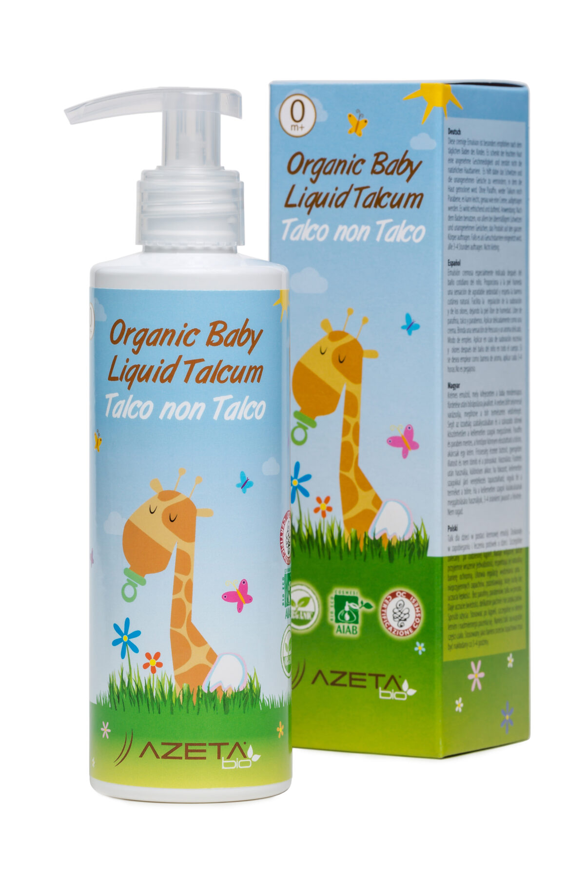 ORGANIC BABY LIQUID TALCUM AZETA bio